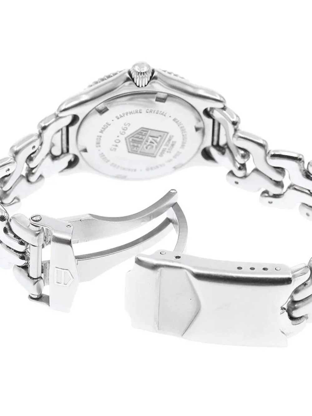 TAG HEUER S/el S99.015 Date white Dial Quartz Ladies Watch_970030